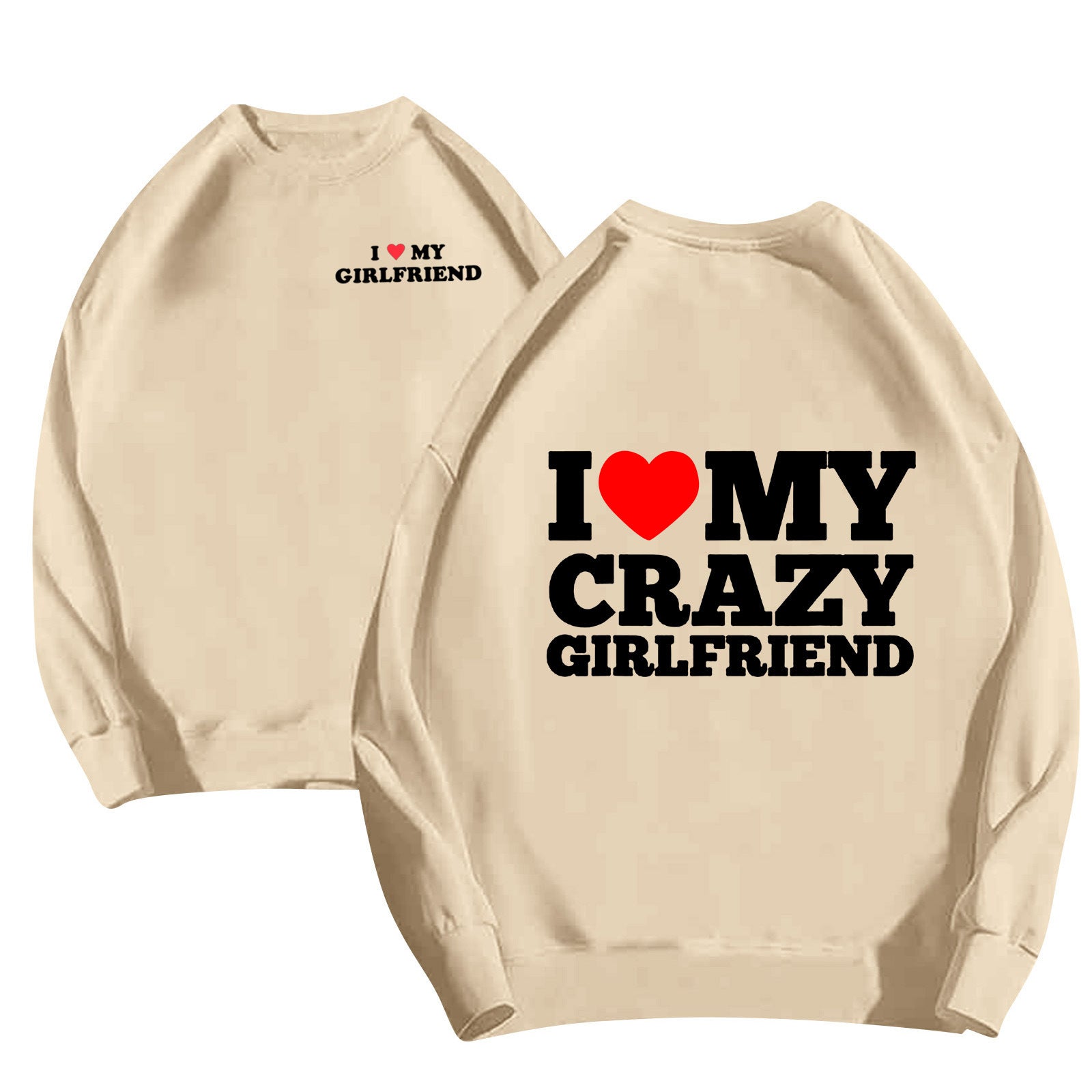 Trendy Fashion Men's And Women's Tops Letter Printing