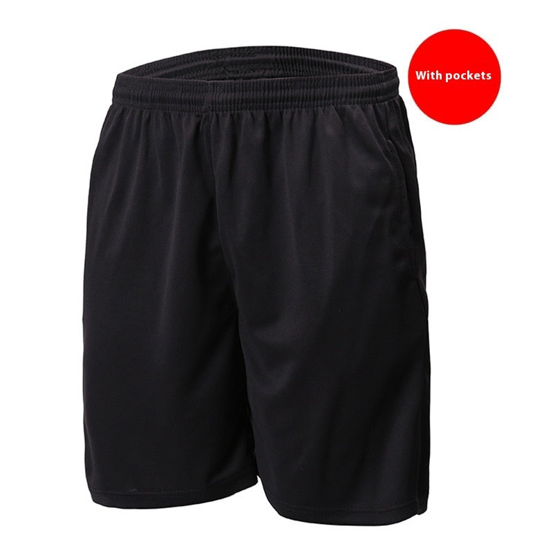 Football Pants Sports Shorts Men's Fitness Breathable Cropped Casual Pants