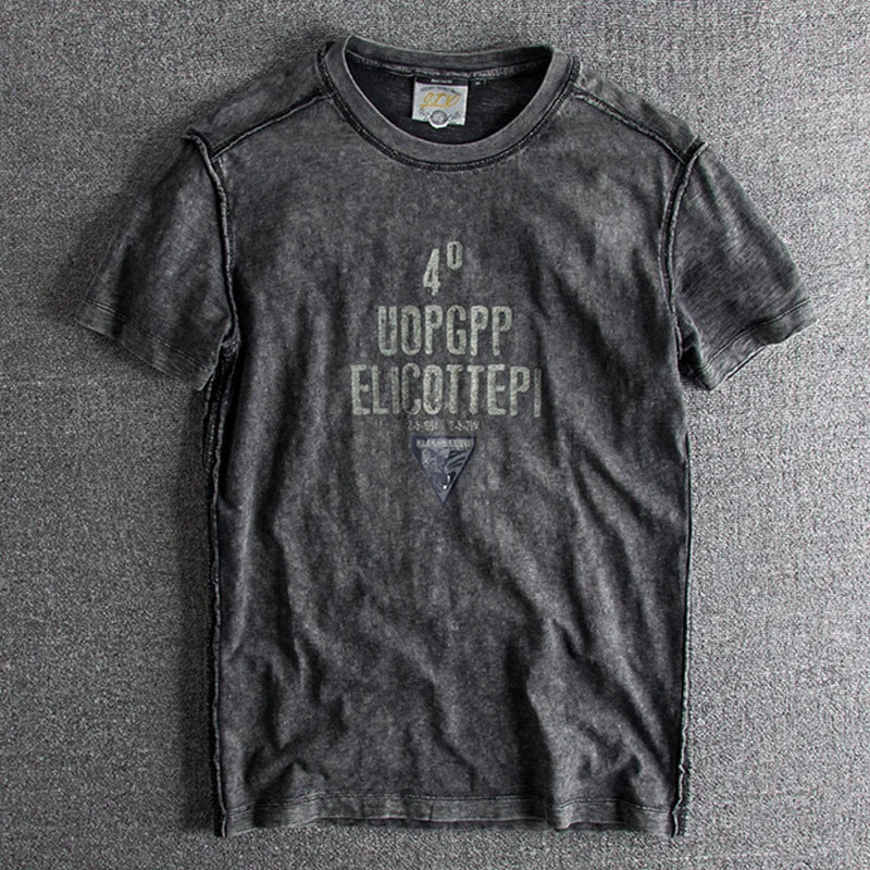 Summer Creative Pattern Short Sleeve T-shirt Top