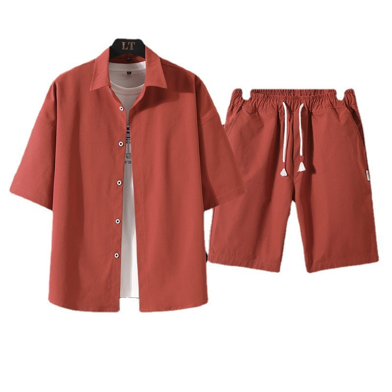 Short Sleeve Shorts Suit Sports Two-piece