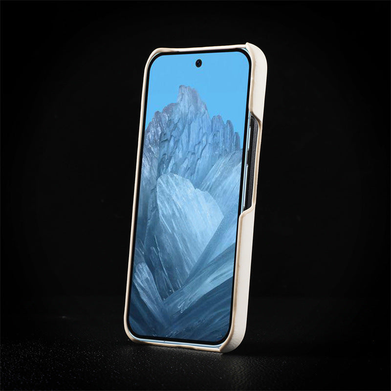 Skin Feeling Sheepskin Magnetic Single Shell Advanced Business Phone Case