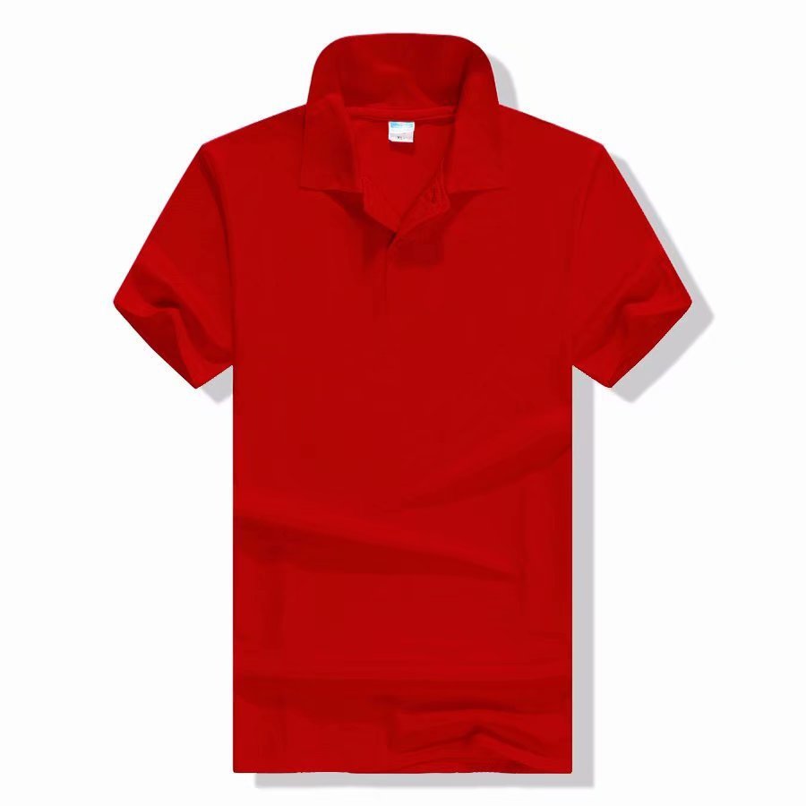Mercerized Cotton Half Sleeve Culture Lapel Short Sleeve